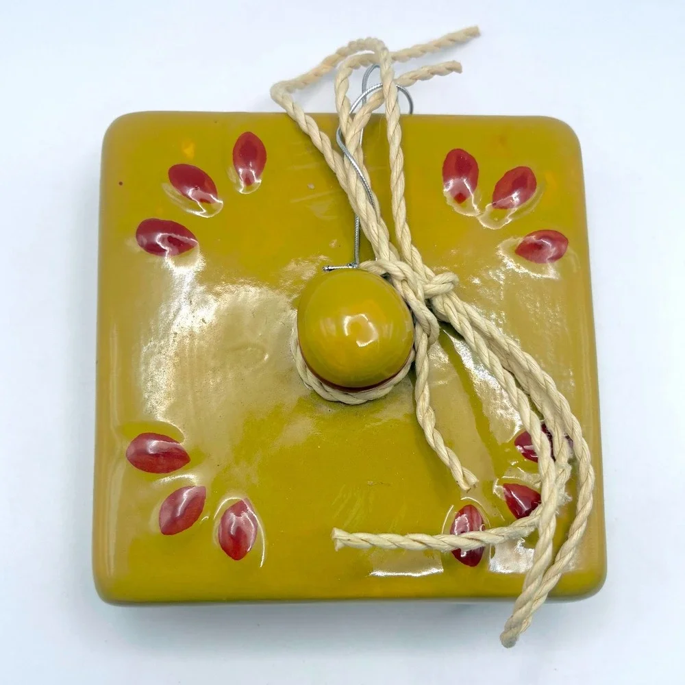 Twinings of London Ceramic Tea Bag Caddy Canister/ Dispenser 5in Ceramic Floral